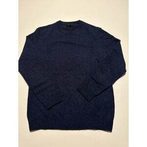 Men's Club Room Luxury 100% Cashmere Blue Sweater SZ Small